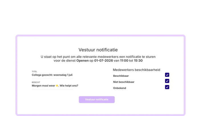 Planning - onder 6